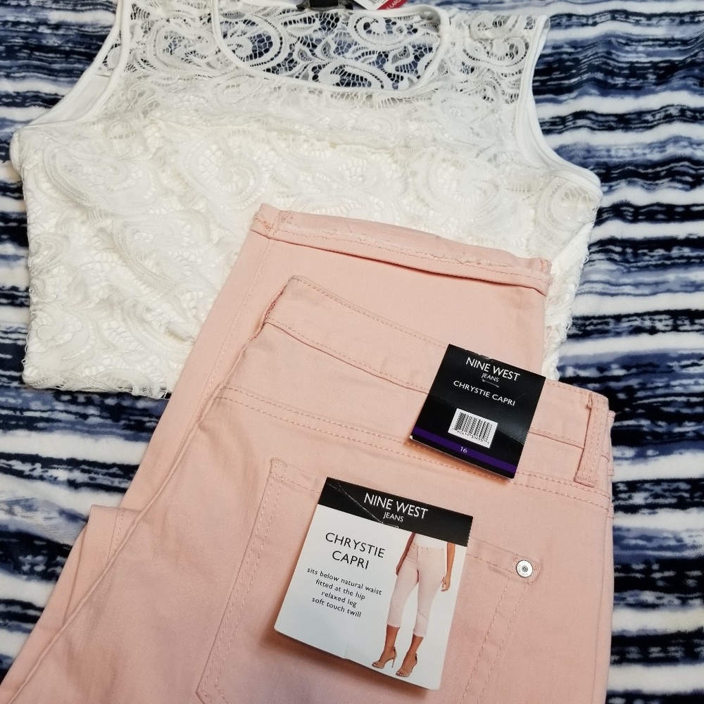 NINE WEST BNWT Capri Stretch Jean - Picture 5 of 8